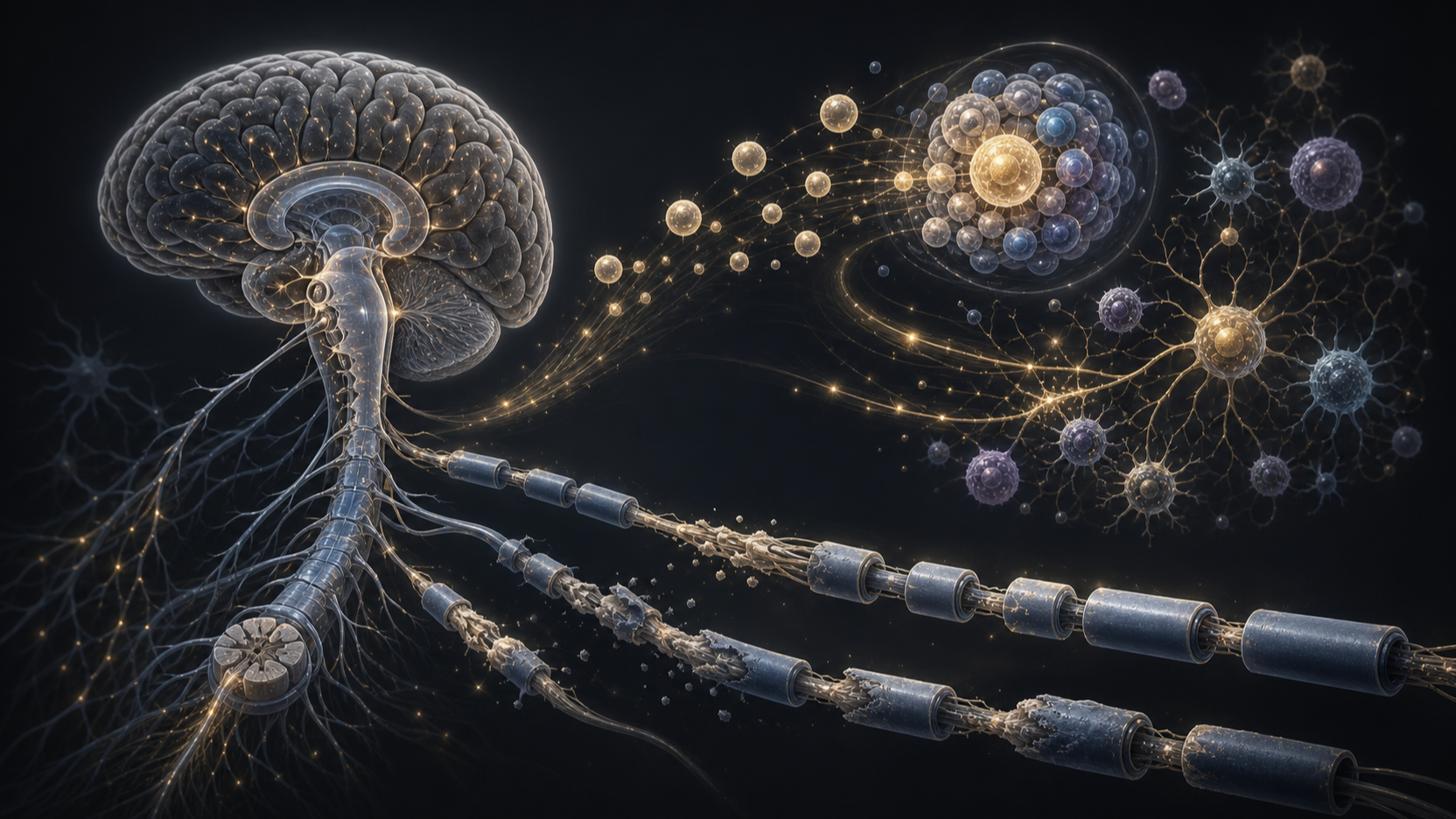 Original medical illustration for: Autologous Stem Cell Transplantation for Multiple Sclerosis: Real-World Outcomes and Patient Implications
