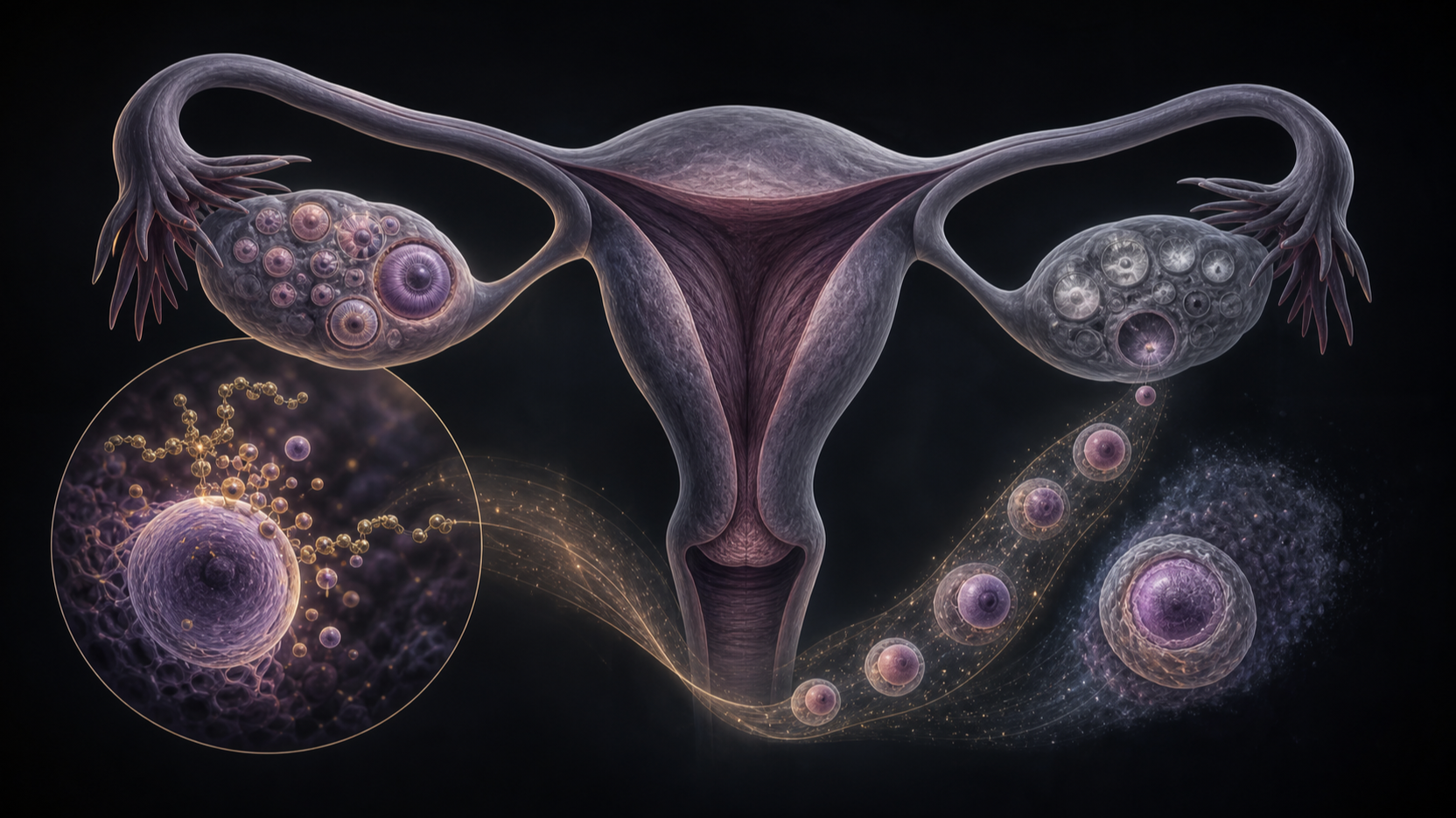 Original medical illustration for: The Role of Anti-Müllerian Hormone in Female Fertility: A Patient's Guide