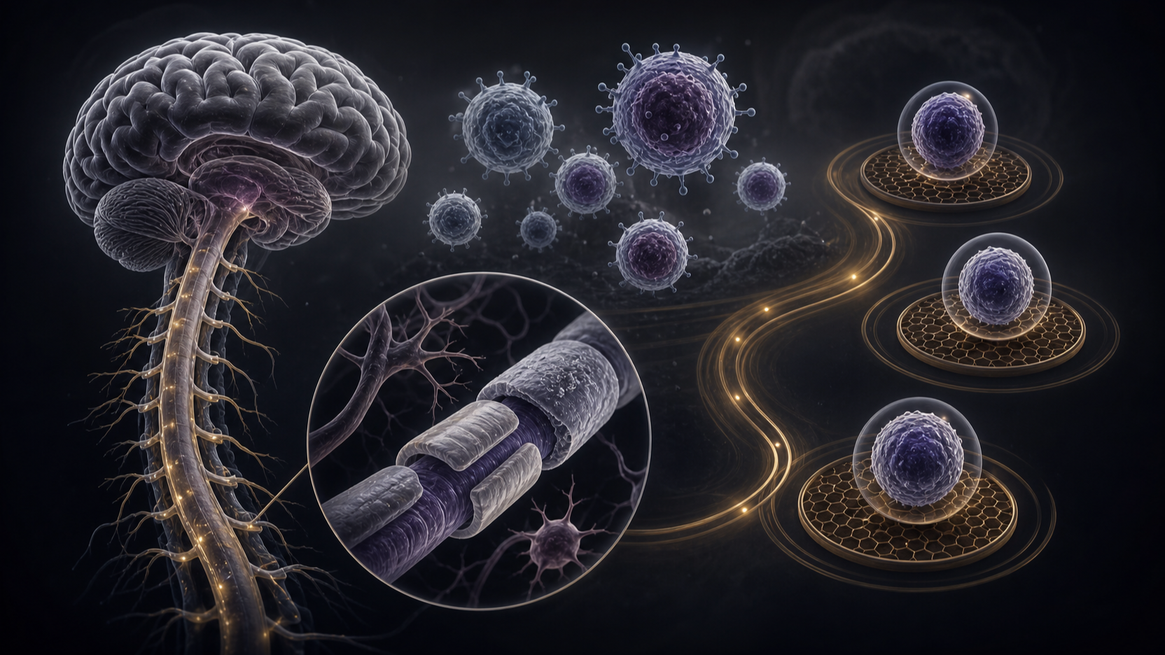 Original medical illustration for: Understanding Anti-CD20 Therapies After Natalizumab for Multiple Sclerosis