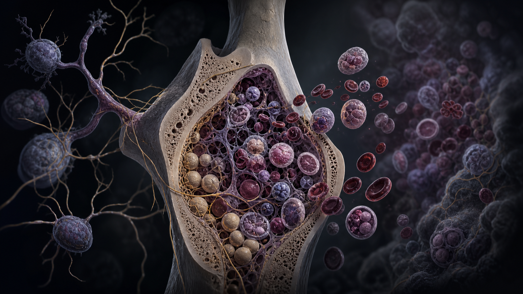 Original medical illustration for: Understanding Myelodysplastic Syndromes (MDS): A Patient's Guide to the Disease Mechanisms and Classifications