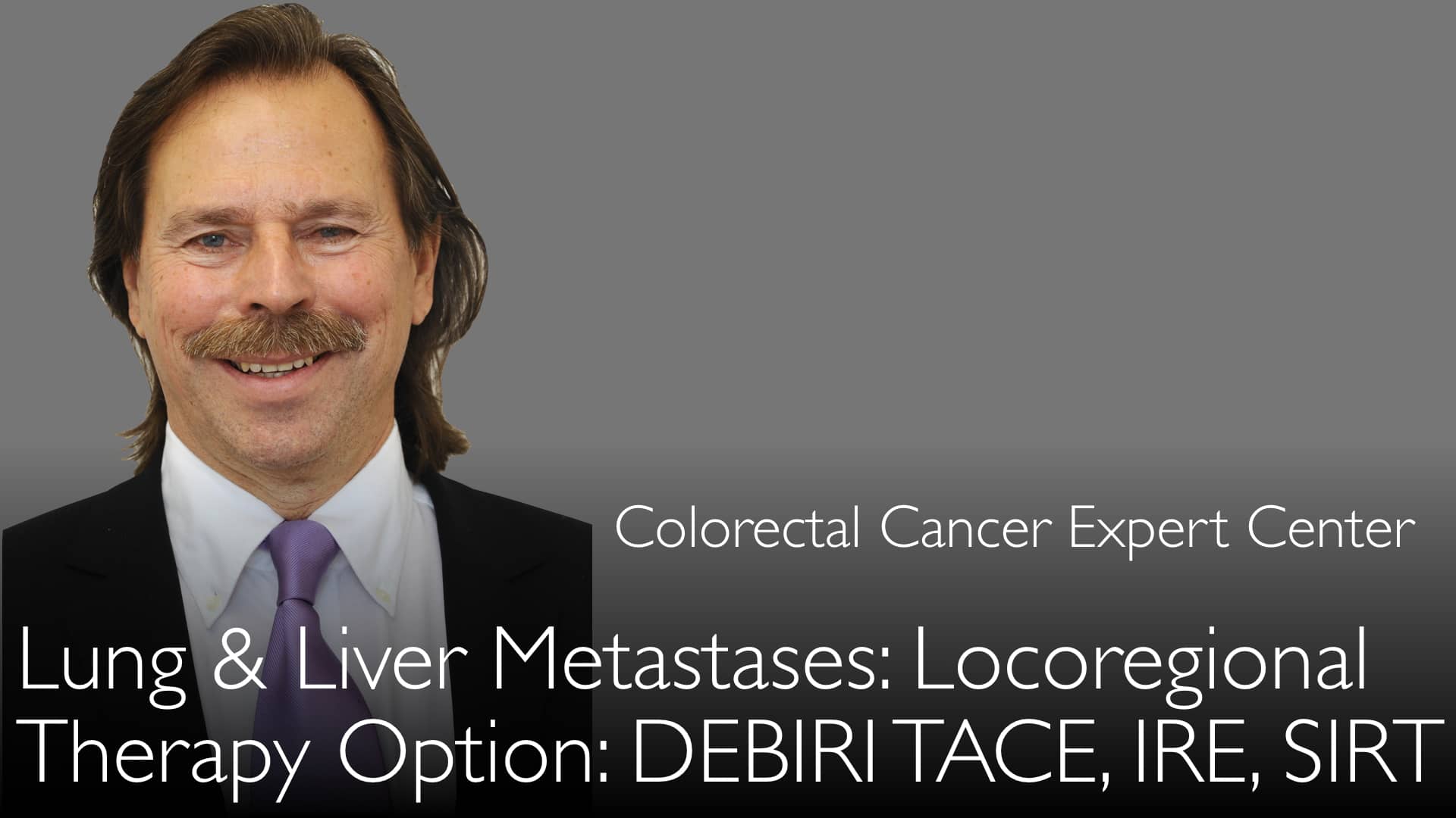 Stage 4 colon cancer. Liver or lung metastases. Locoregional treatment ...